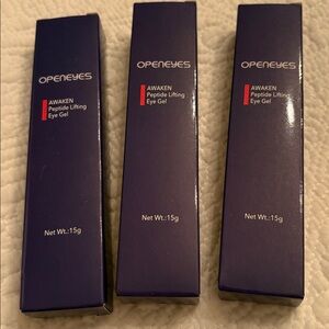 Openeyes Awaken Peptide Lifting Eye Gel  THREE TUBE BUNDLE ALL BNIB